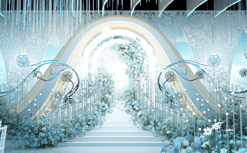 召陵釡香烙馍村水晶厅效果展示